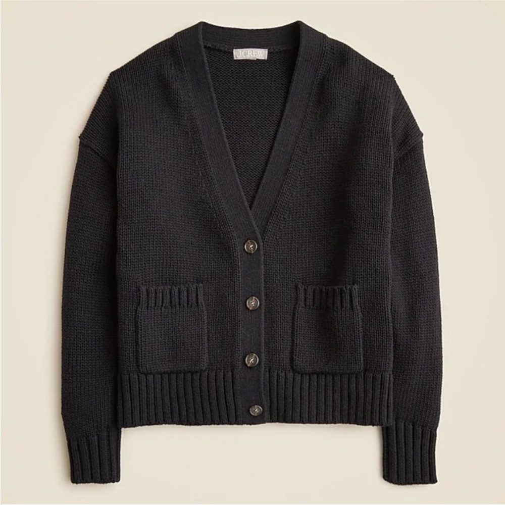 J.Crew Heritage Cotton Relaxed Cardigan
